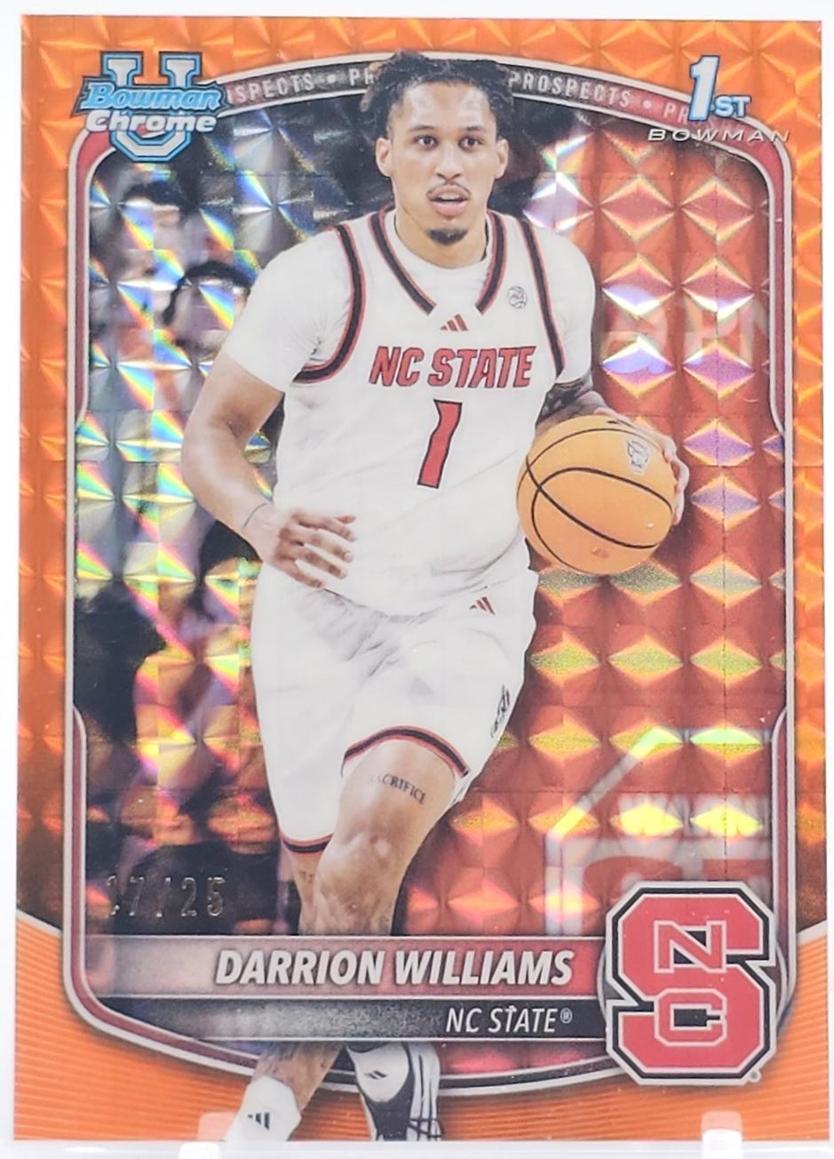 Darrion Williams [Orange Geometric] #BCP-36