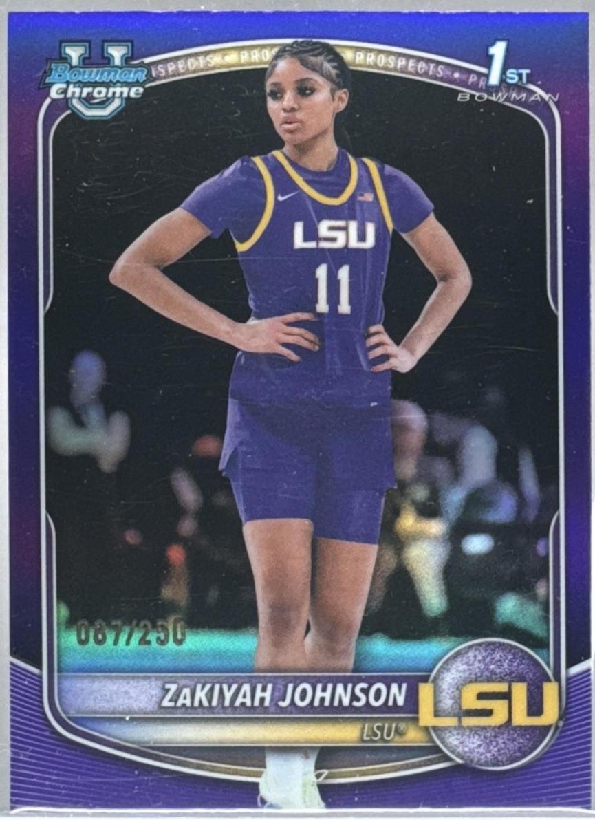 ZaKiyah Johnson [Purple Refractor] #BCP-73