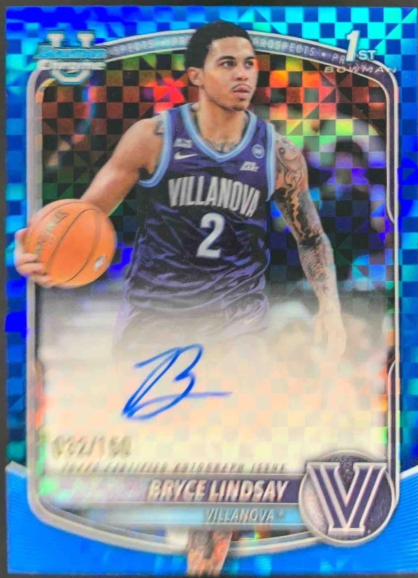 Bryce Lindsay [Blue X-Fractor] #CPA-BL