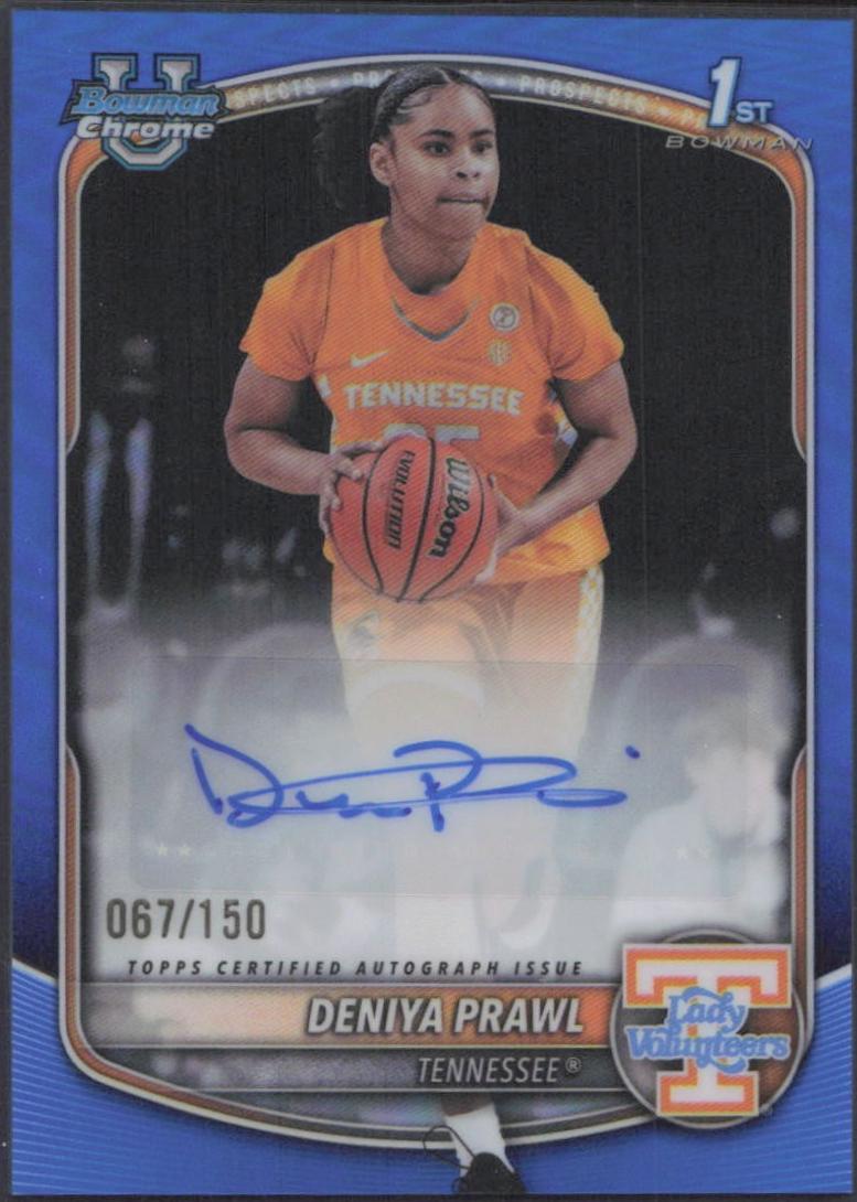 Deniya Prawl [Blue X-Fractor] #CPA-DR