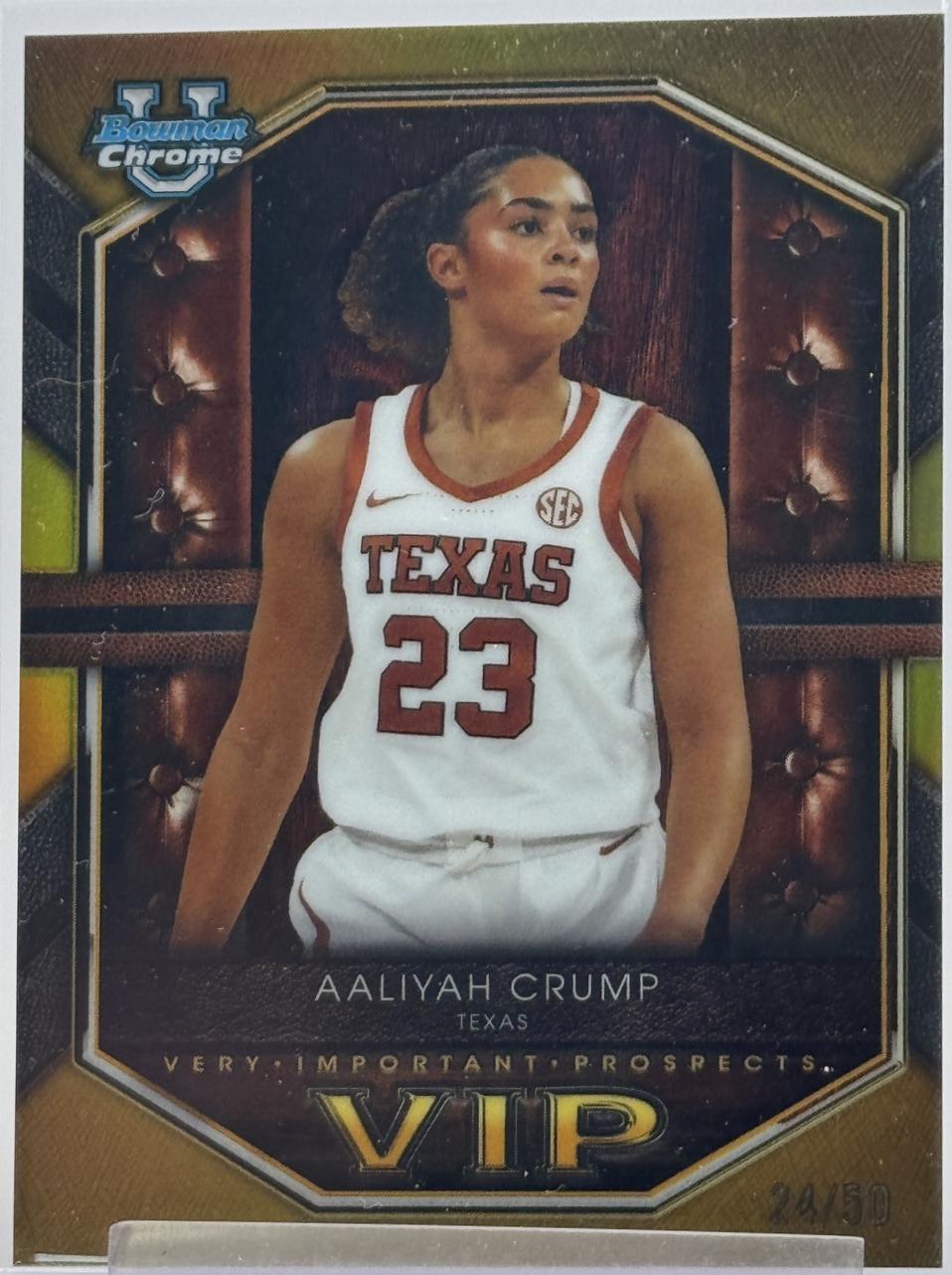 Aaliyah Crump [Gold Refractor] #VIP-12