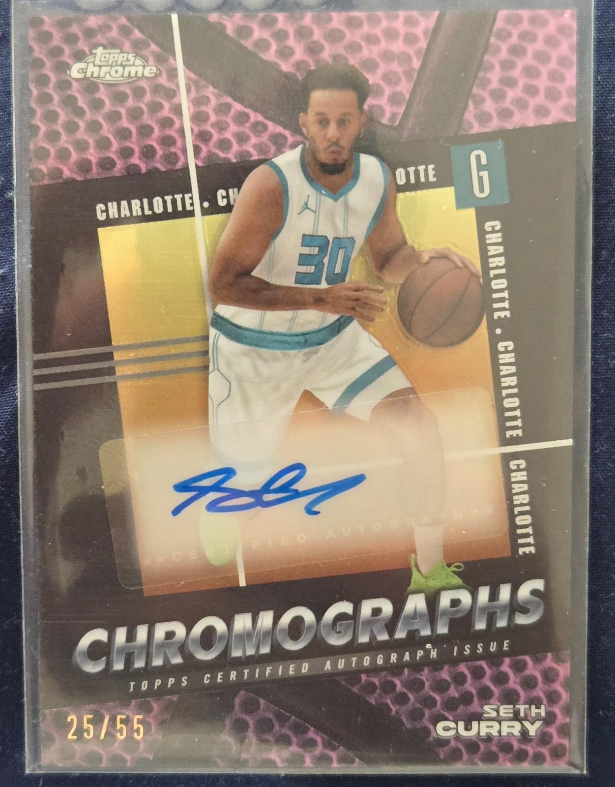 Seth Curry [Pink Basketball] #C-SC
