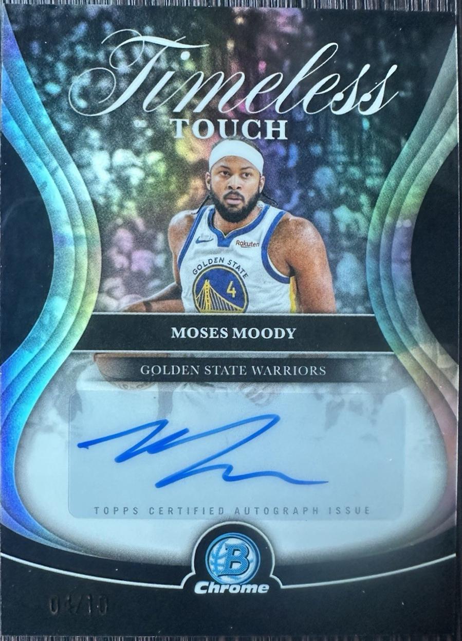 Moses Moody [Black] #TTA-DC