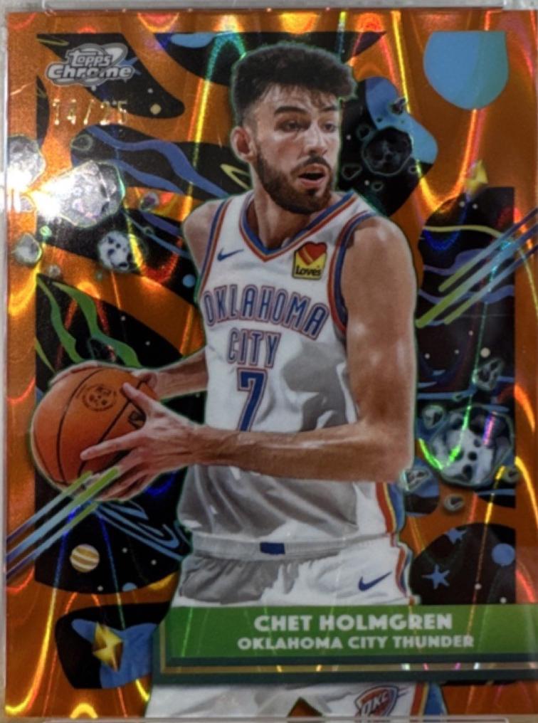 Chet Holmgren [Orange Galactic Refractor] #126