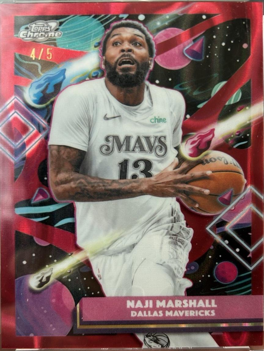 Naji Marshall [Red Flare Refractor] #122