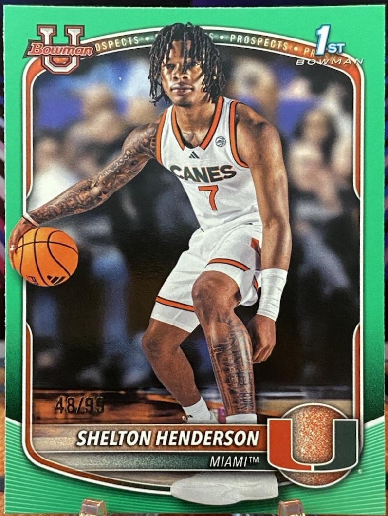 Shelton Henderson [Green Border] #BPP-10
