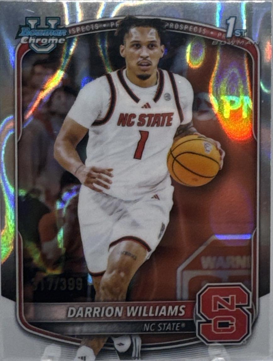 Darrion Williams [Lava Refractor] #BCP-36