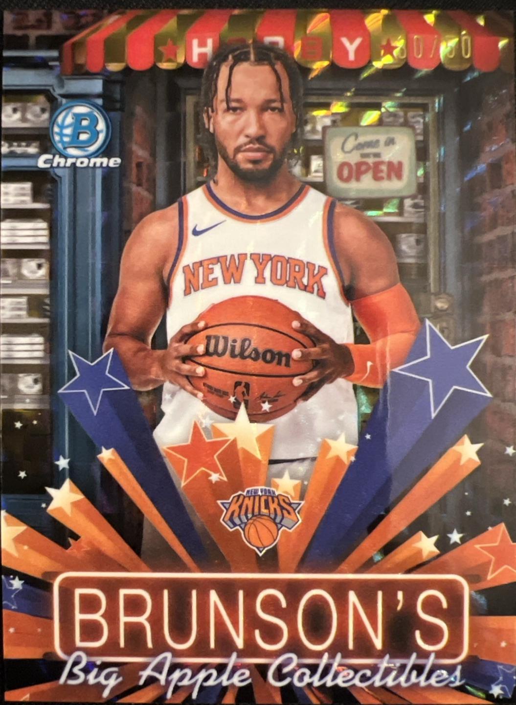Jalen Brunson [Gold Refractor] #HS-11