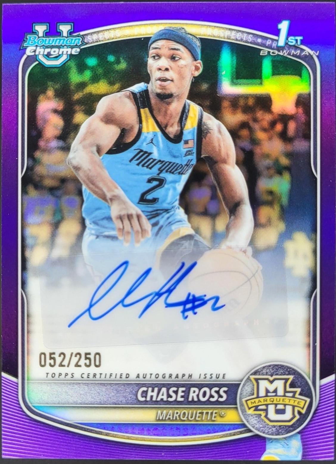 Chase Ross [Purple Refractor] #CPA-CR
