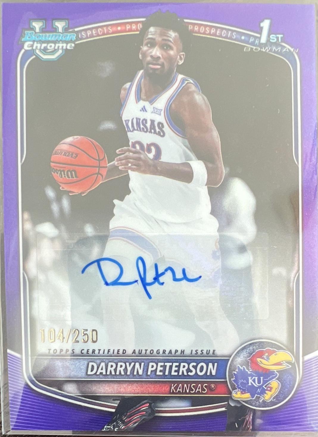 Darryn Peterson [Purple Refractor] #CPA-DP