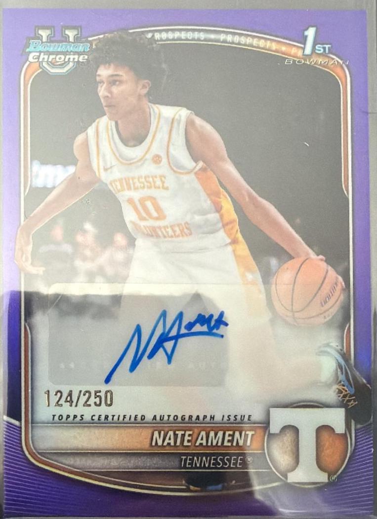 Nate Ament [Purple Refractor] #CPA-NA