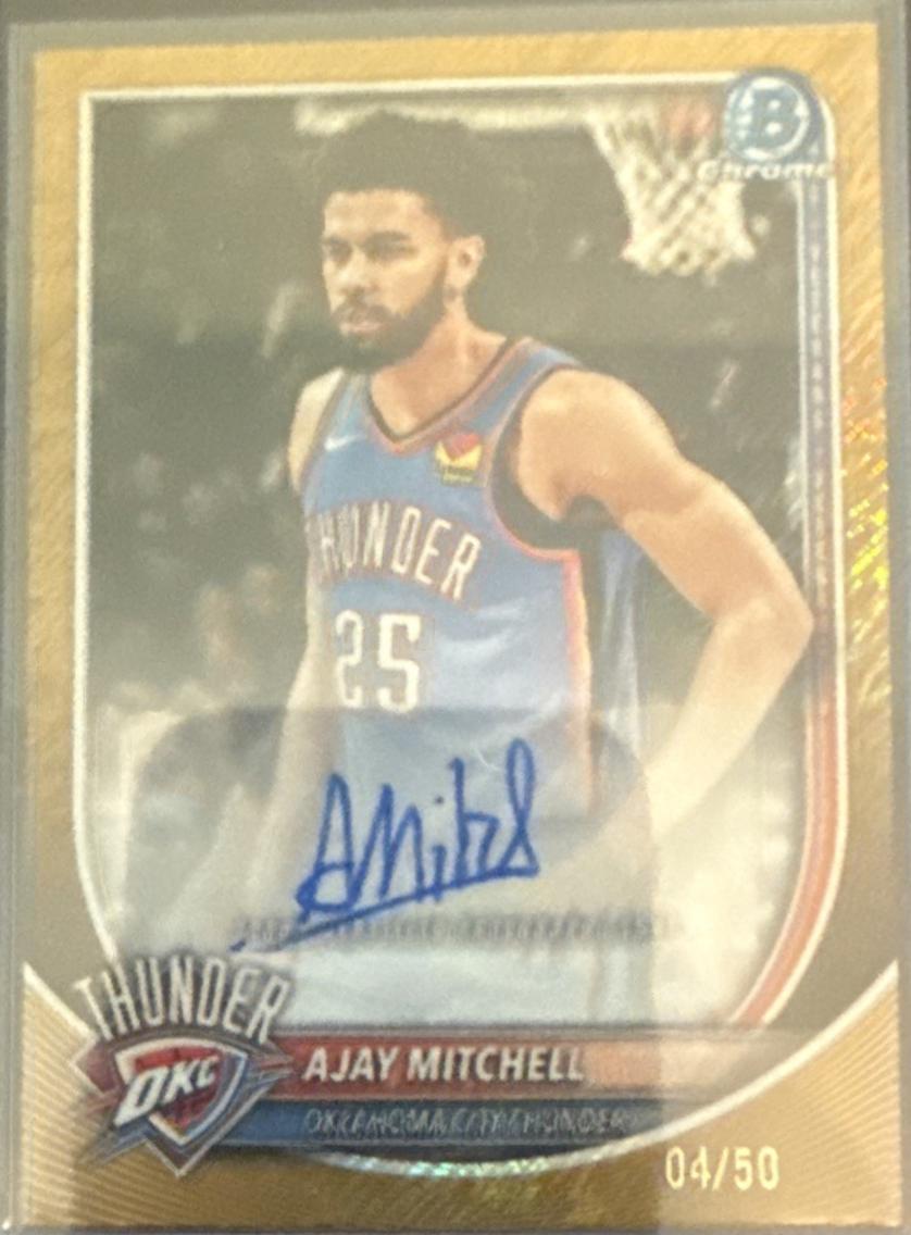 Ajay Mitchell [Gold Shimmer Refractor] #BCA-AL