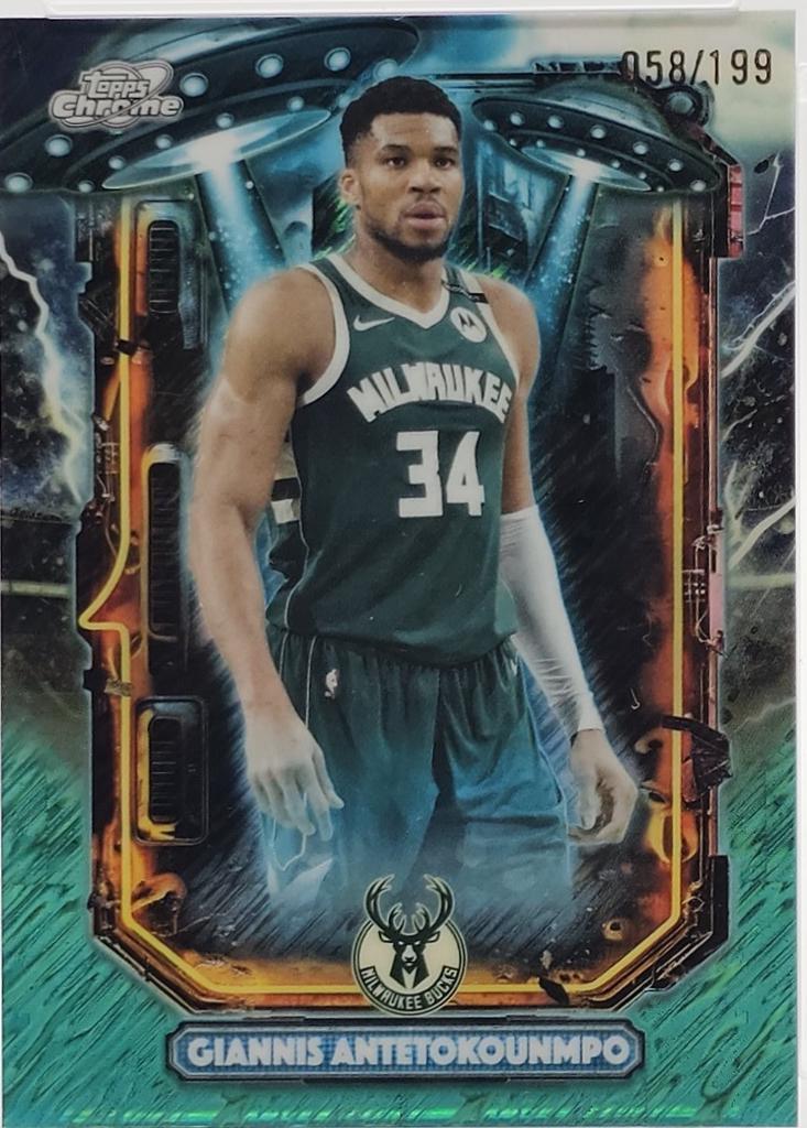Giannis Antetokounmpo [Aqua Equinox Refractor] #ET-3