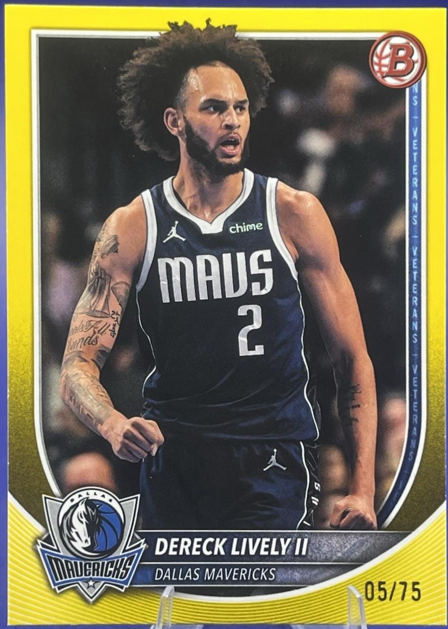 Dereck Lively II [Yellow Border] #198