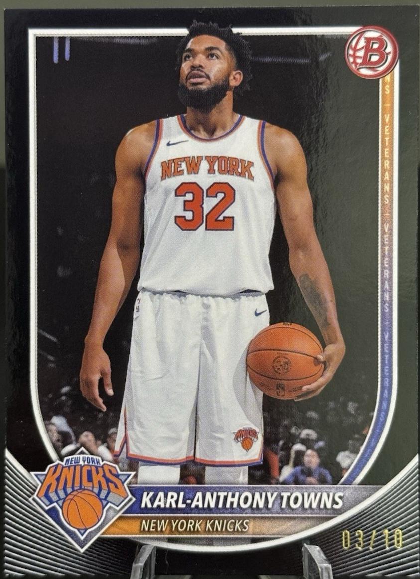 Karl-Anthony Towns [Black Border] #64