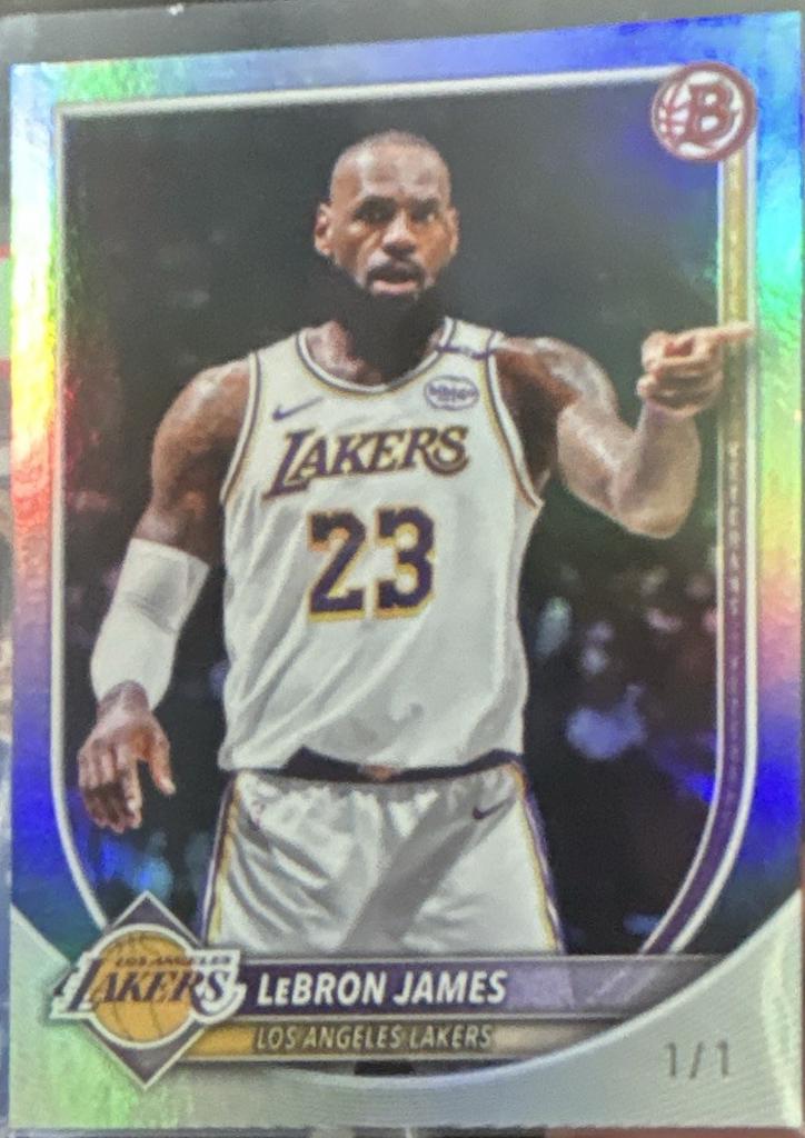 LeBron James [Platinum Border] #121