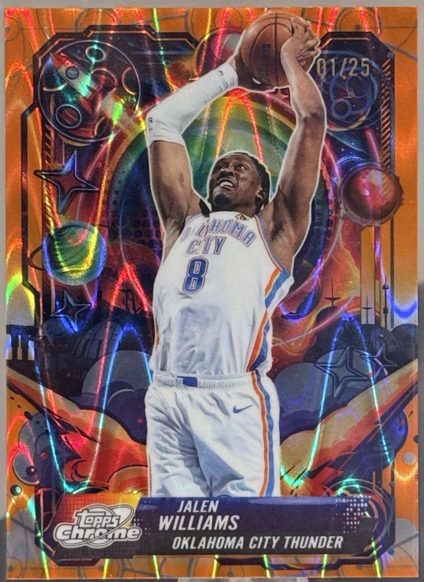 Jalen Williams [Orange Galactic Refractor] #PRP-6