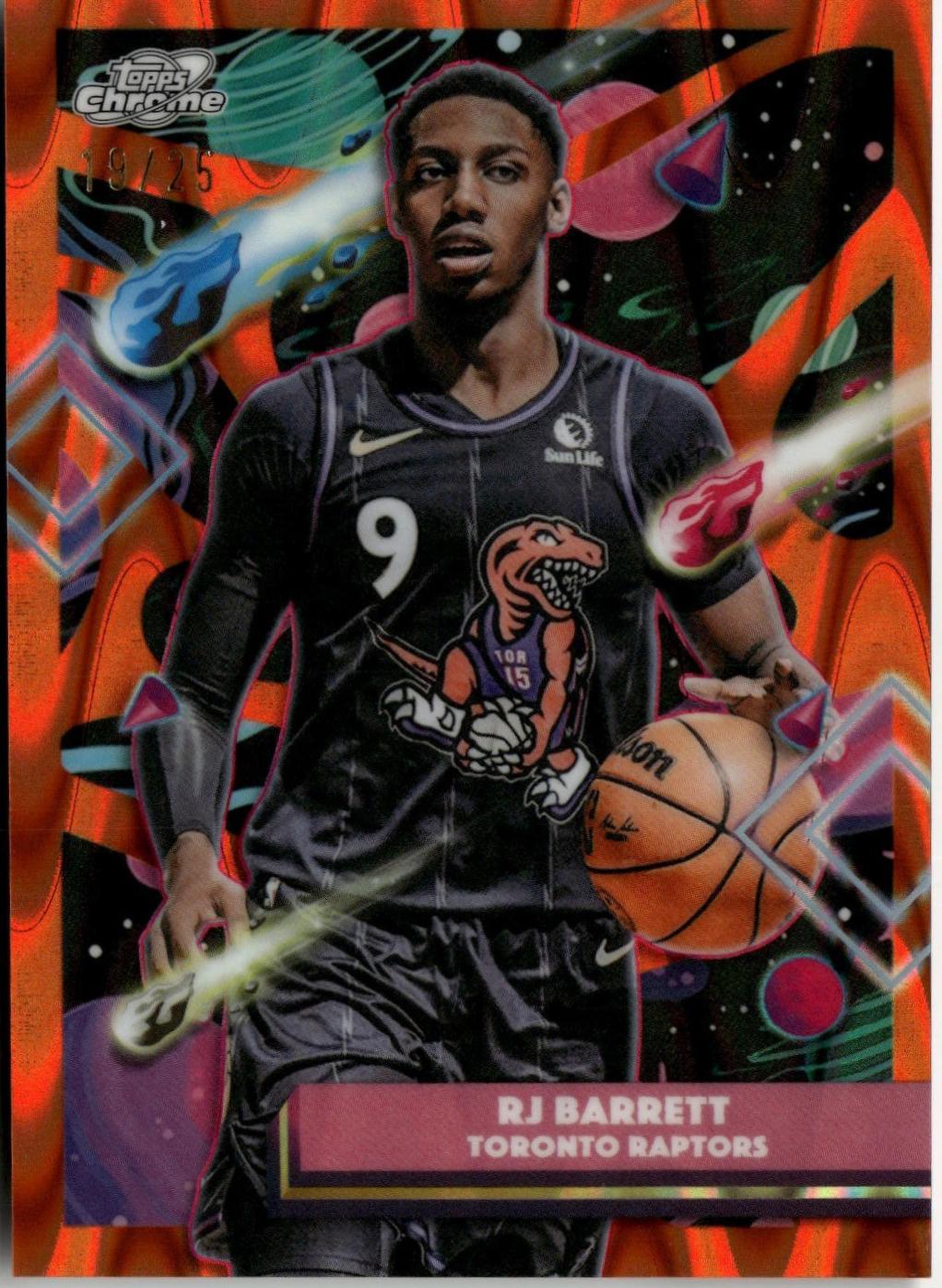 RJ Barrett [Orange Galactic Refractor] #2