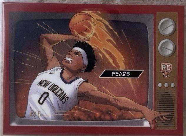 Jeremiah Fears [Red] #NBA-A23