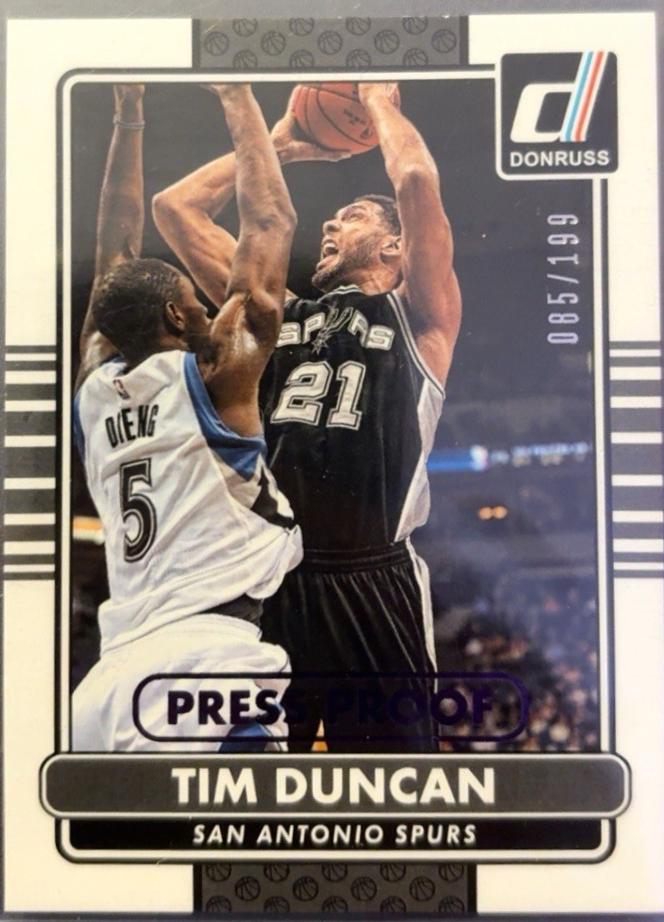 Tim Duncan [Purple Press Proof] #58