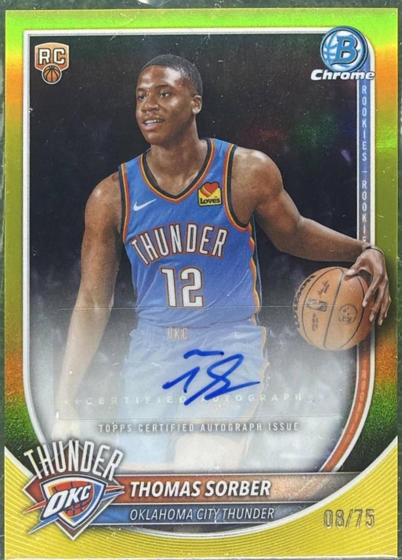 Thomas Sorber [Yellow Refractor] #BCA-TS