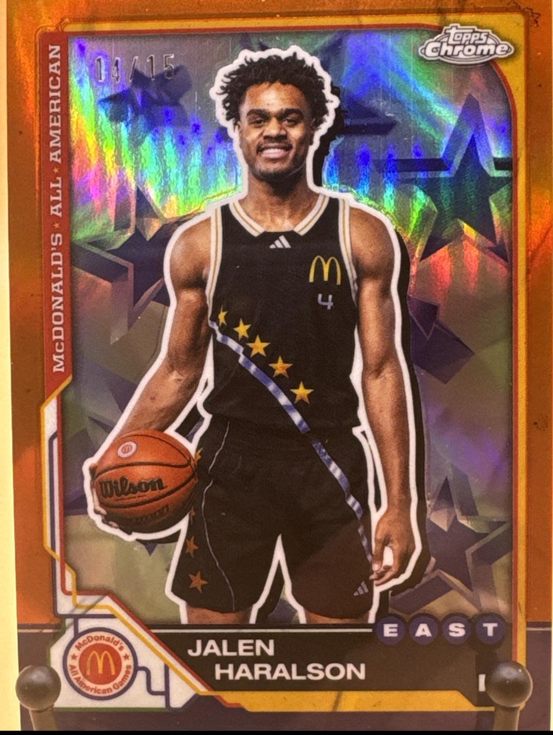 Jalen Haralson [Orange Refractor] #4