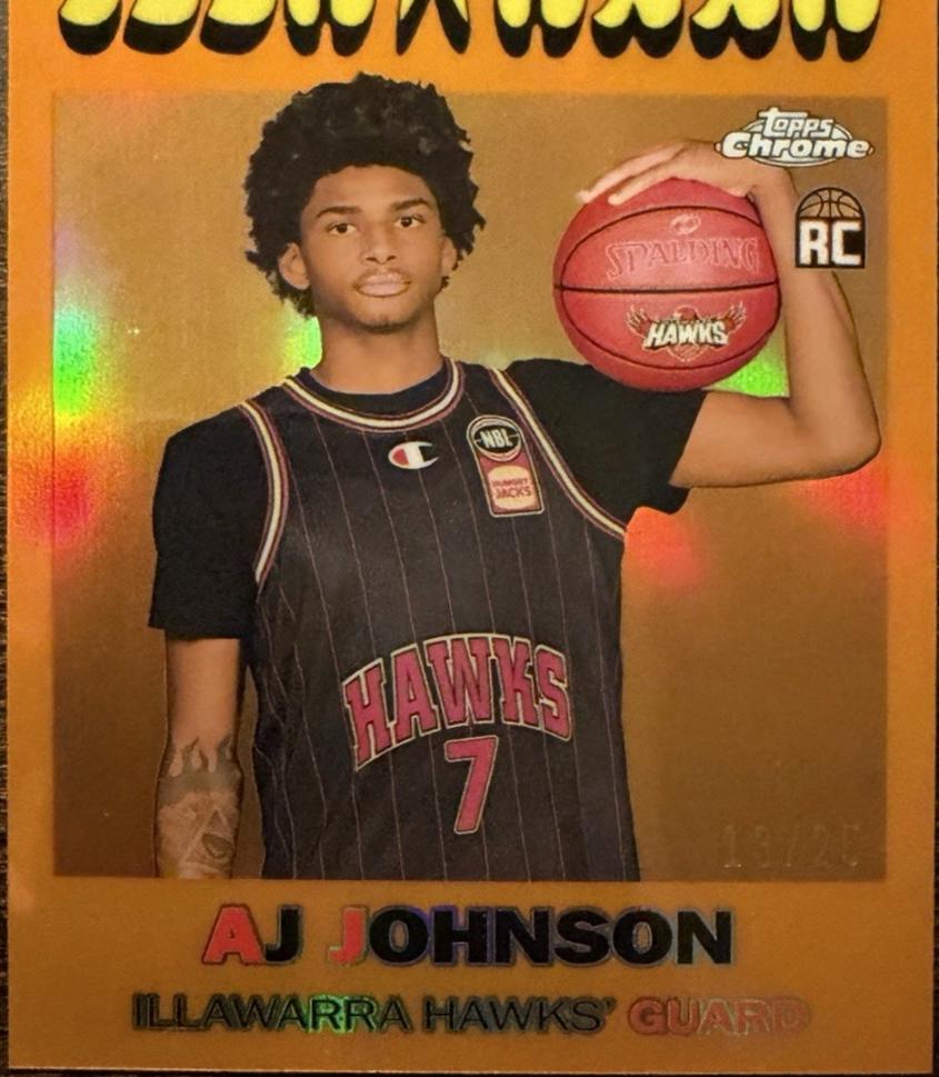 AJ Johnson [Orange Refractor] #TB-16