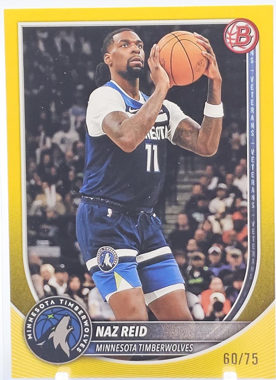 Naz Reid [Yellow Border] #104
