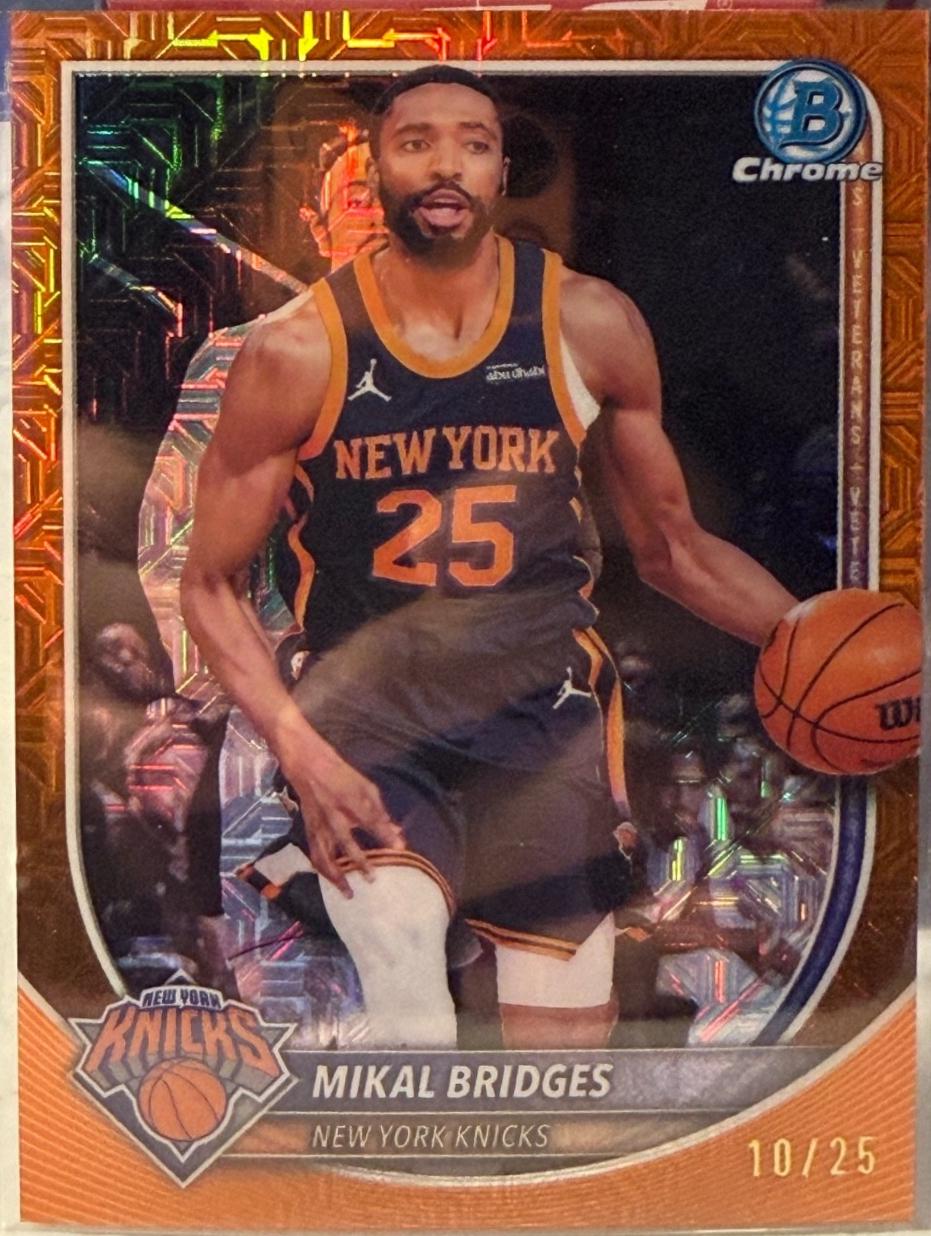 Mikal Bridges [Refractor Orange] #CH-MB