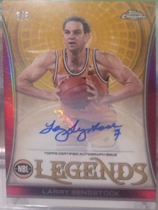 Larry Sengstock [Autograph Red Refractor] #NBLL-3