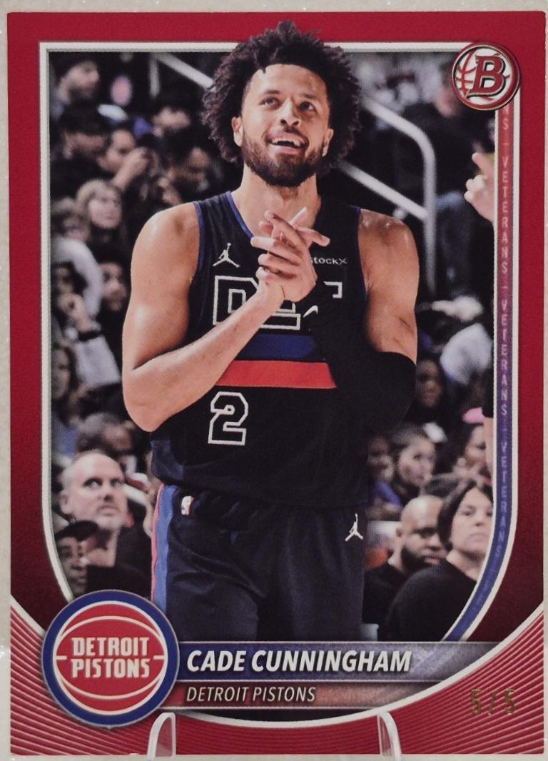 Cade Cunningham [Red Border] #74