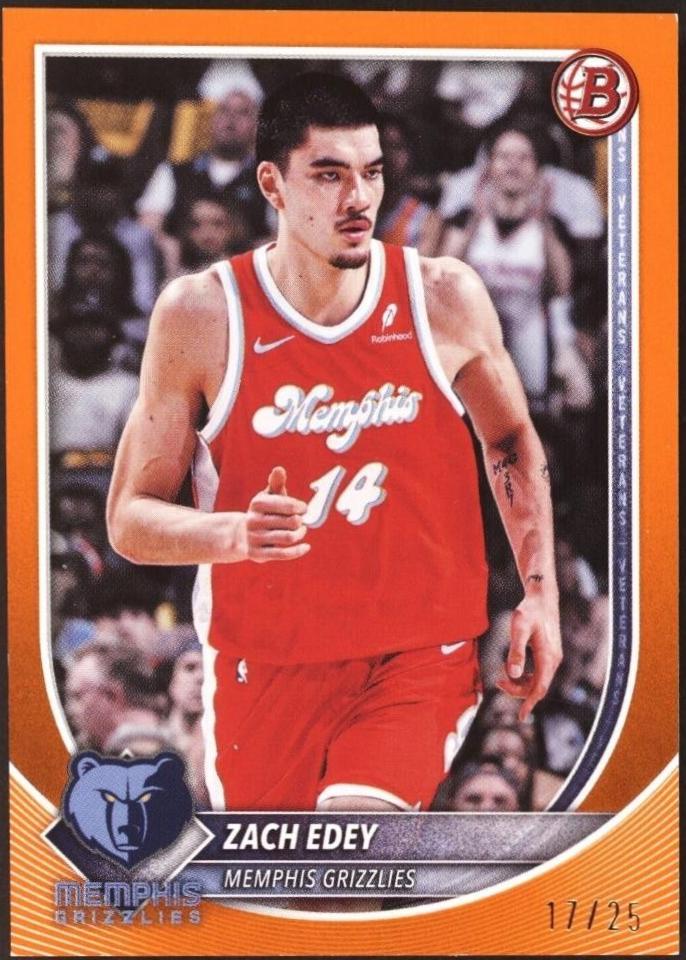 Zach Edey [Orange Border] #139