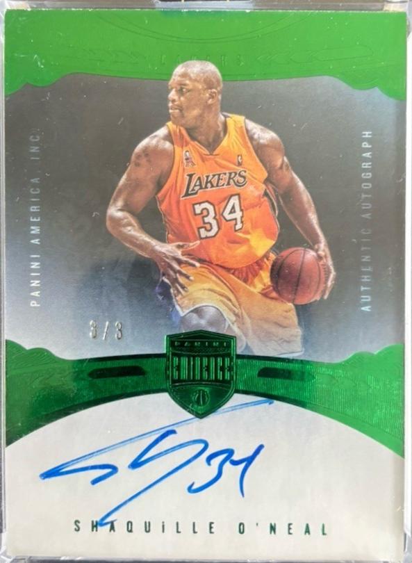 Shaquille O'Neal [Emerald Autograph] #5
