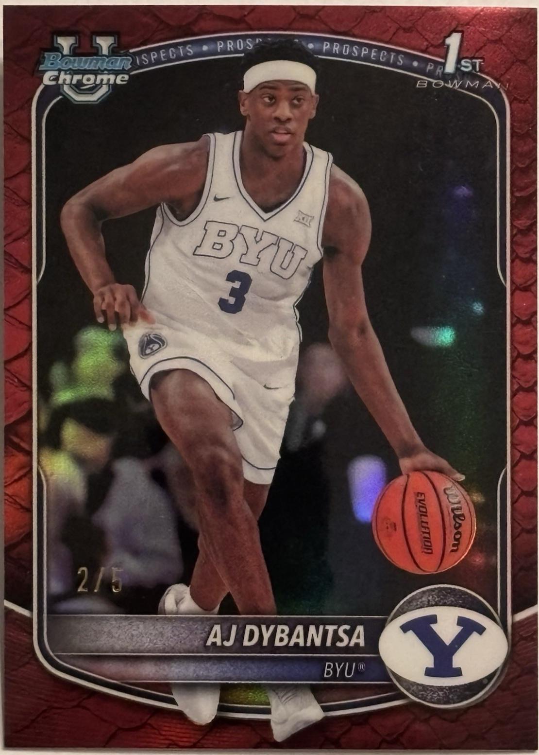 AJ Dybantsa [Red Refractor] #BCP-1