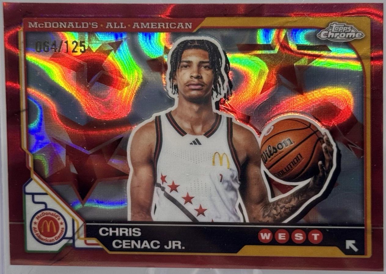 Chris Cenac Jr. [Red RayWave Refractor] #49