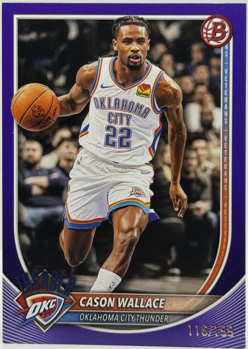 Cason Wallace [Purple Pattern Border] #185