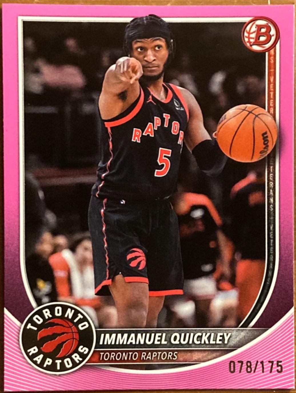 Immanuel Quickley [Pink Border] #69