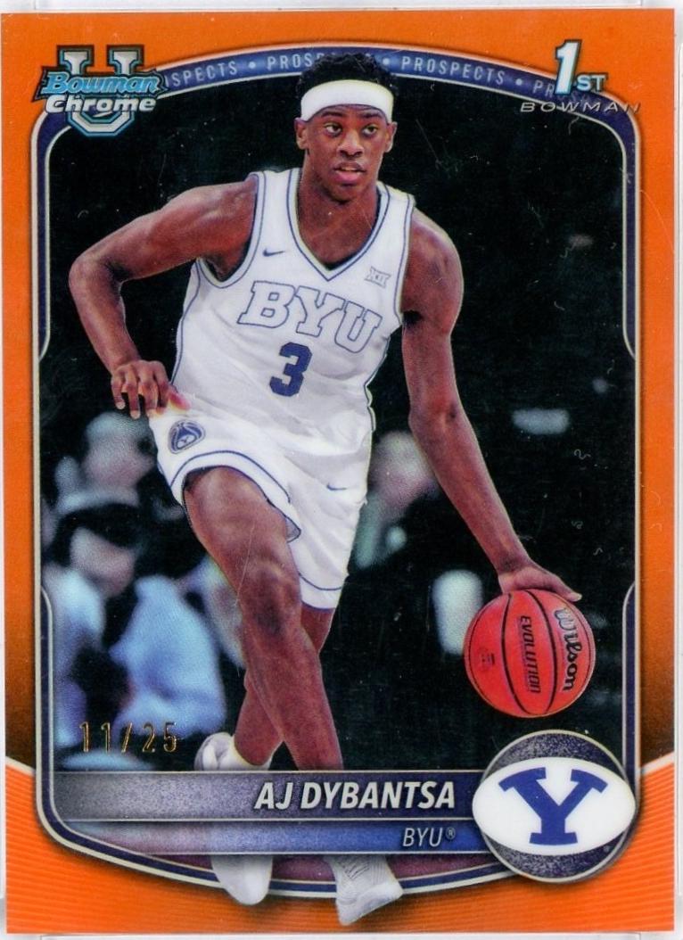 AJ Dybantsa [Orange Refractor] #BCP-1