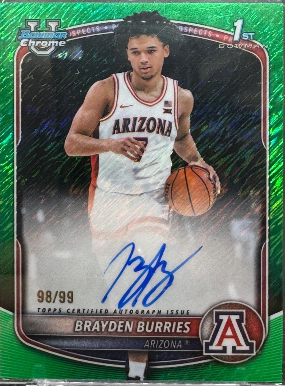 Brayden Burries [Green Geometric] #CPA-BB