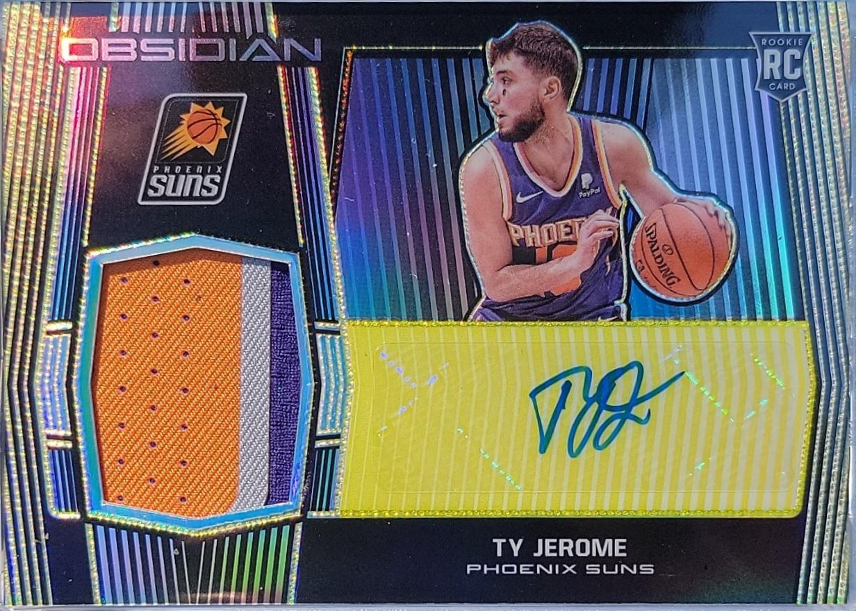 Ty Jerome [Jersey Autograph Yellow Electric Etch] #212