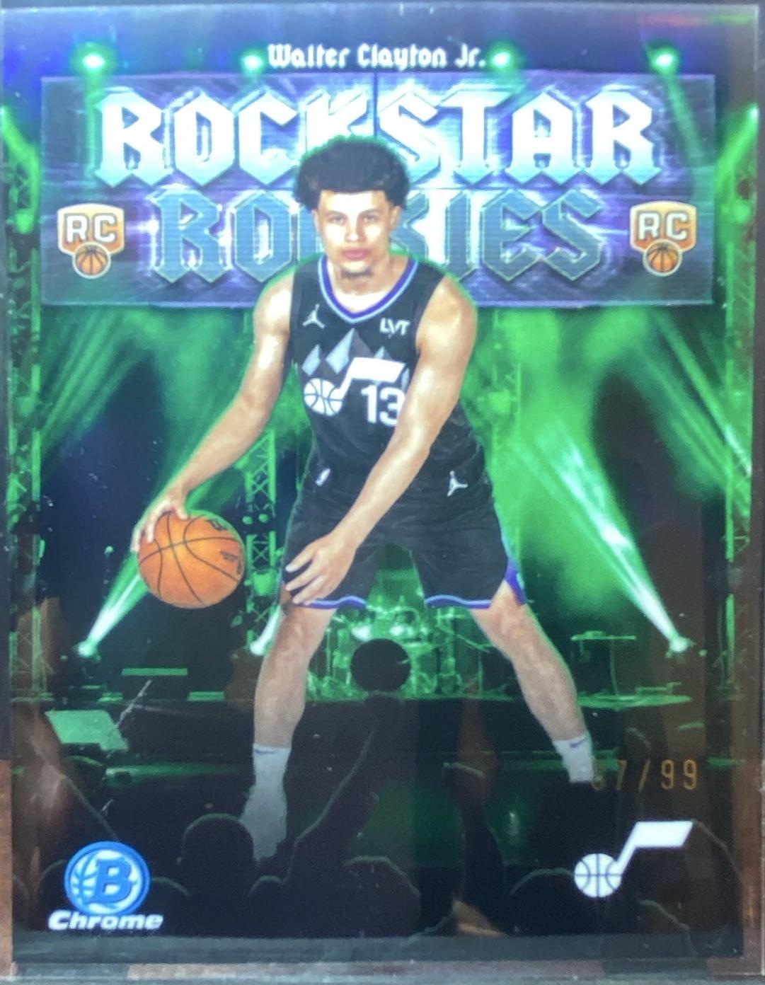 Walter Clayton Jr. [Green Refractor] #RR-18