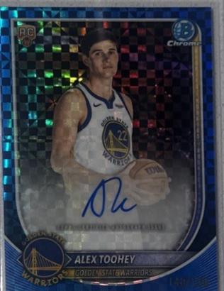 Alex Toohey [Blue X-Fractor] #BCA-AO