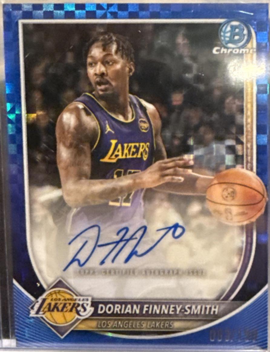 Dorian Finney-Smith [Blue X-Fractor] #BCA-DFS
