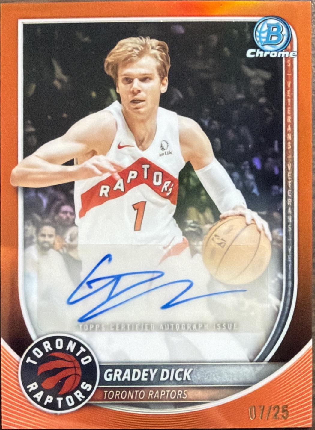 Gradey Dick [Orange Refractor] #BCA-GD