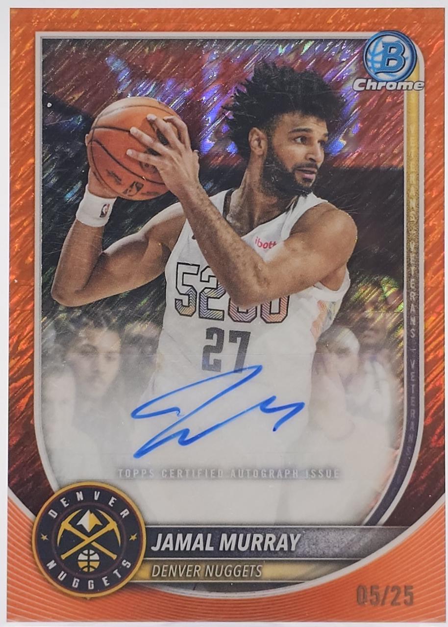 Jamal Murray [Orange Shimmer Refractor] #BCA-JY