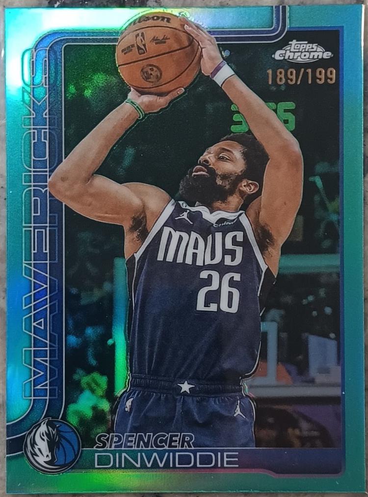 Spencer Dinwiddie [Aqua Refractor] #13
