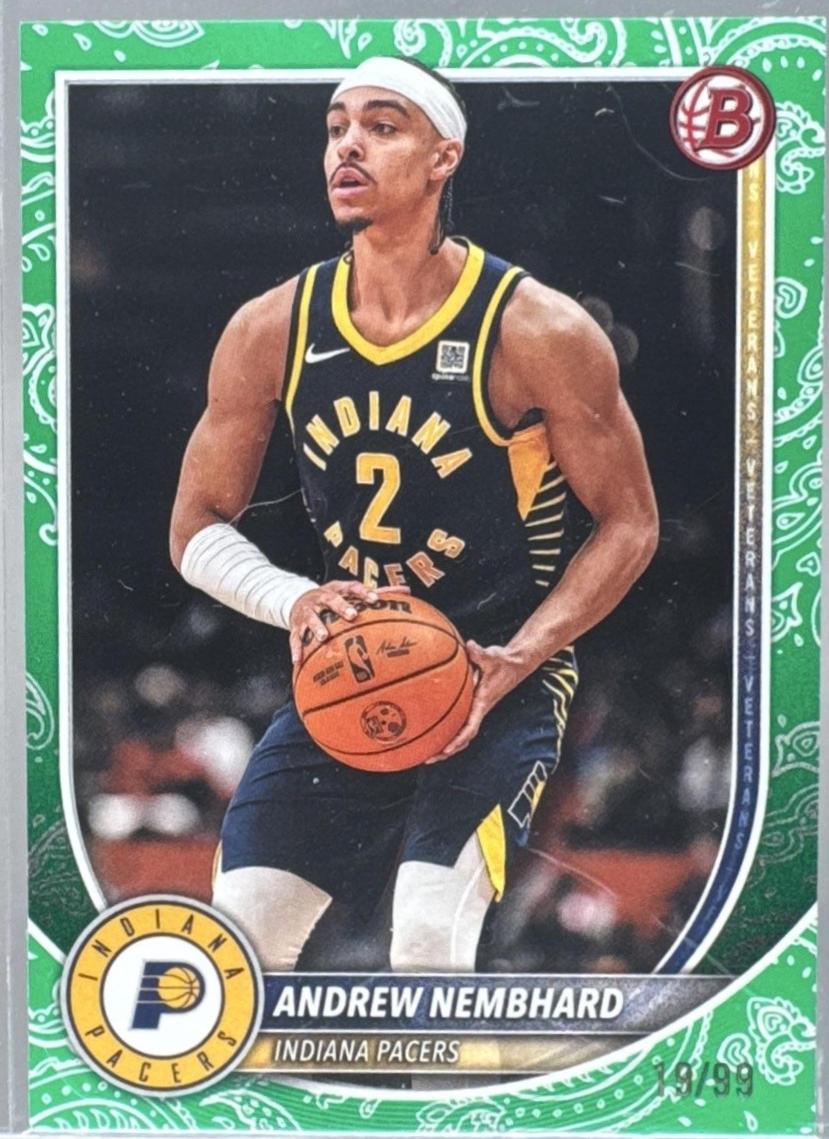 Andrew Nembhard [Green Pattern Border] #163