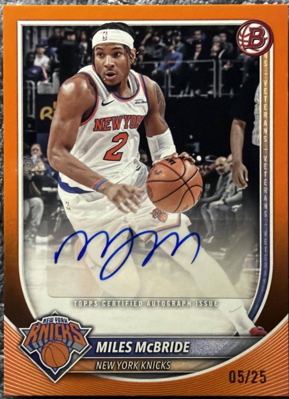 Miles McBride [Orange Border] #RVA-MM