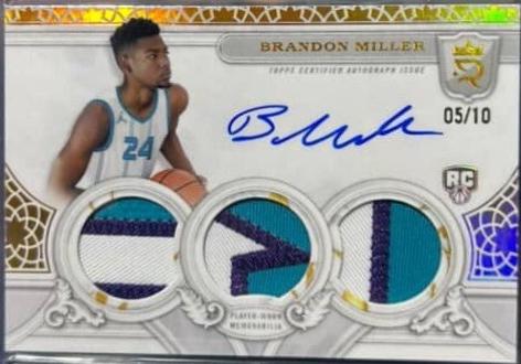 Brandon Miller [Gold] #SJS-BM