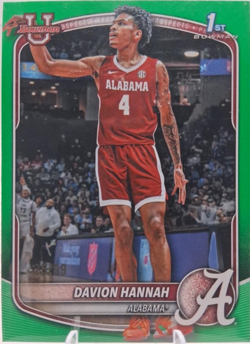 Davion Hannah [Green Border] #BPP-46